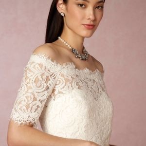 BHLDN Virginia Lace Topper By Tadashi Shoji